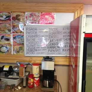 $1.50 tacos with a variety of meats.