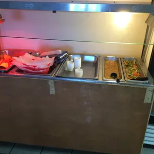 They have a chips and salsa bar.