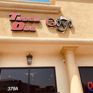 the front of a restaurant