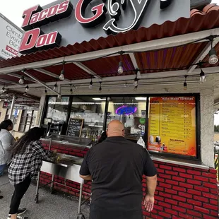 Outside / ordering window