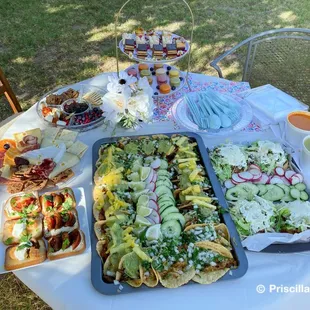 Taco Party Trays: Al pastor, Tripas, Carne Asada Quesataco, Chicharron