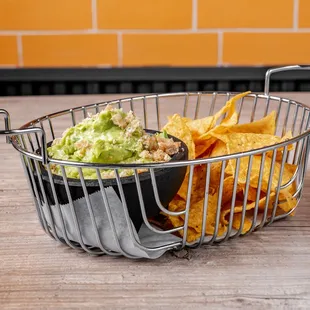 Guacamole and Chips - 
Fresh made guacamole with our house made chips!