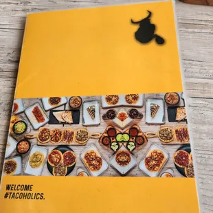 Menu cover