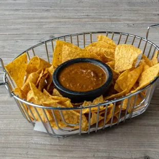Chips and Salsa - 
Home made chips with our special Salsa Tatemada