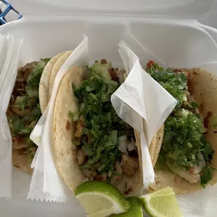 Chicken tacos