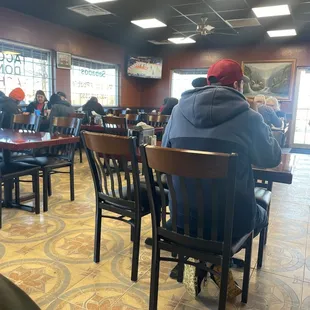 Waiting for our to go food