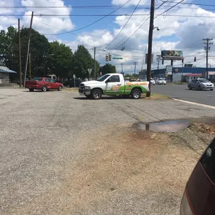 Their truck that says always fresh!! Let's see!