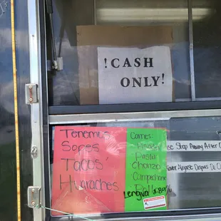 Cash Only!