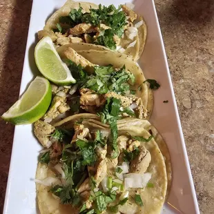 Chicken tacos