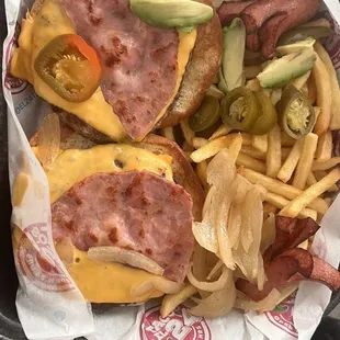 "Hamburguesa mexicana" NO PINEAPPLE
