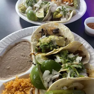two pastor taco plates! so delicious :)