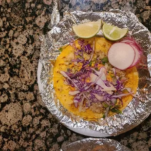 Fish taco ( minced fish)