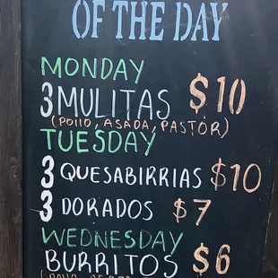 Specials