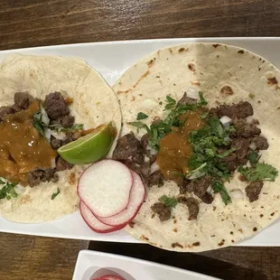 Steak Tacos on Flour