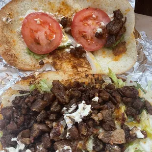Torta de adobada, meat is hard they are definitely not the same as when they first opened.