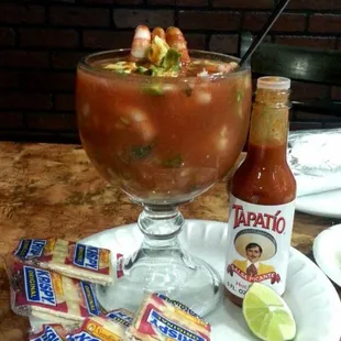 Shrimp cocktail..