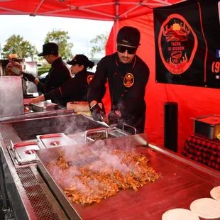 Catering for chick-fil-A's Christmas party  at Delta shores