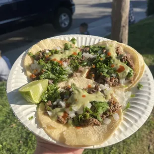 Tacos de asada