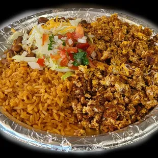 Mexican sausage/chorizo con huevo