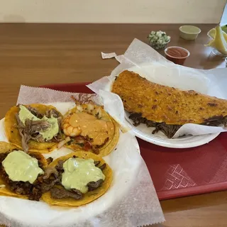 Handmade Corn Quesadilla Birria