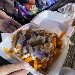 Loaded Fries with Chicken Tenders