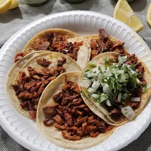 Tuesday $1.00 tacos. Pastor.