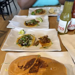 Torta, plus various tacos