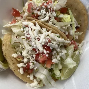 Shrimp tacos. So good!!