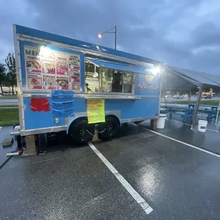 menu and outside