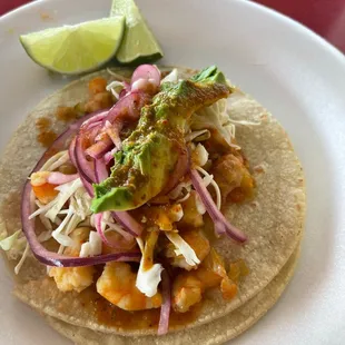 Shrimp taco