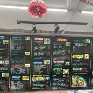 Menu - Tacos El Chapo - 2/26/24