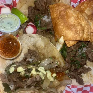 Tacos carne Asada