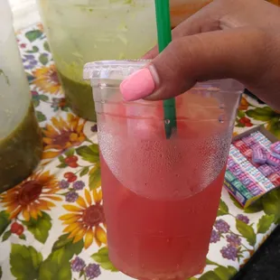 One of their watermelon waters