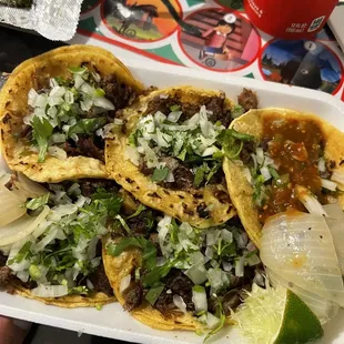 Taco de suadero y pastor