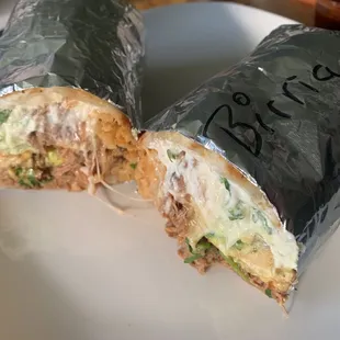 Birria Burrito, huge