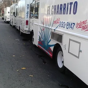 The trucks