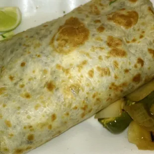 The steak burrito.