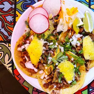 Tacos Al Pastor | $4 each (cash only!)