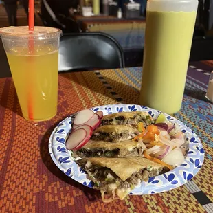 Carne Asada Quesadilla $15--