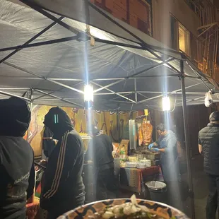 Carne Asada and that sexy al pastor in the background