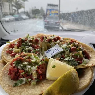 4 Al pastor 4 chorizo