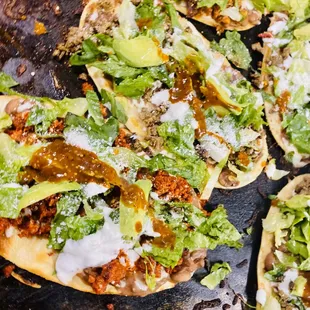 Huaraches al gusto