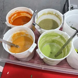 Salsas.