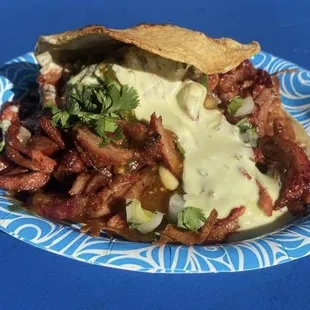 a plate of food