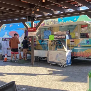 Order area, staff was friendly and tacos are always  delicious.