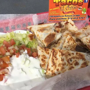 Chicken Super Quesadilla