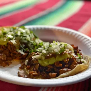 2 Al pastor w/ everything on it!