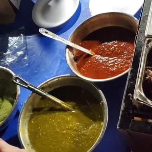The sauces are amazing.