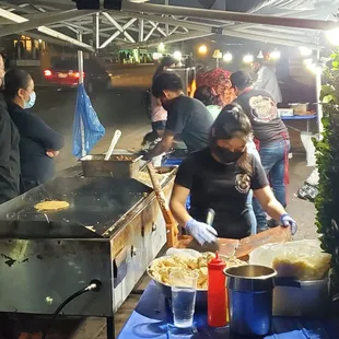 The tortillas are handmade just for you.