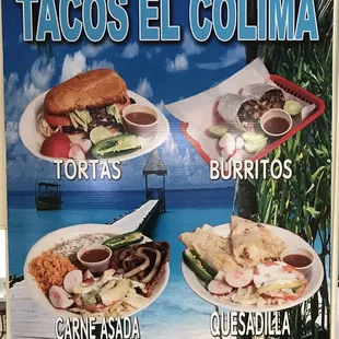 Photos of our Menu and prep